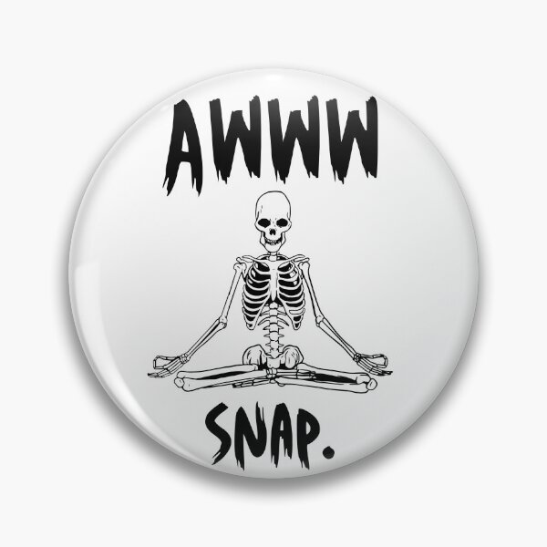 Item preview, Funny Broken Foot: Awww Snap Skeleton Broken Bone designed and sold by ahmedshalan.
