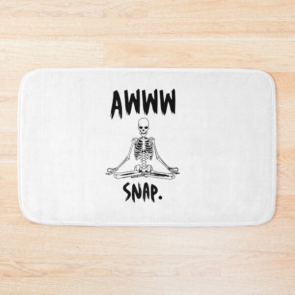 Item preview, Funny Broken Foot: Awww Snap Skeleton Broken Bone designed and sold by ahmedshalan.