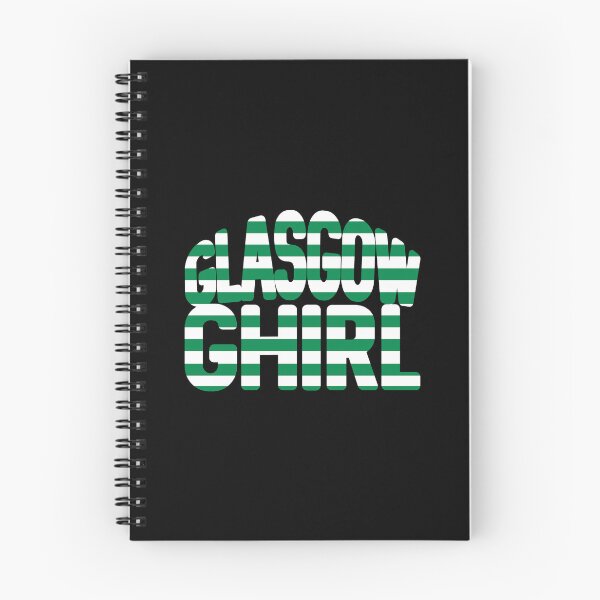 Item preview, GLASGOW GHIRL, Glasgow Celtic Football Club Green and White Hooped Text Design designed and sold by MacPean.