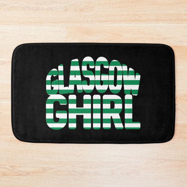 Item preview, GLASGOW GHIRL, Glasgow Celtic Football Club Green and White Hooped Text Design designed and sold by MacPean.