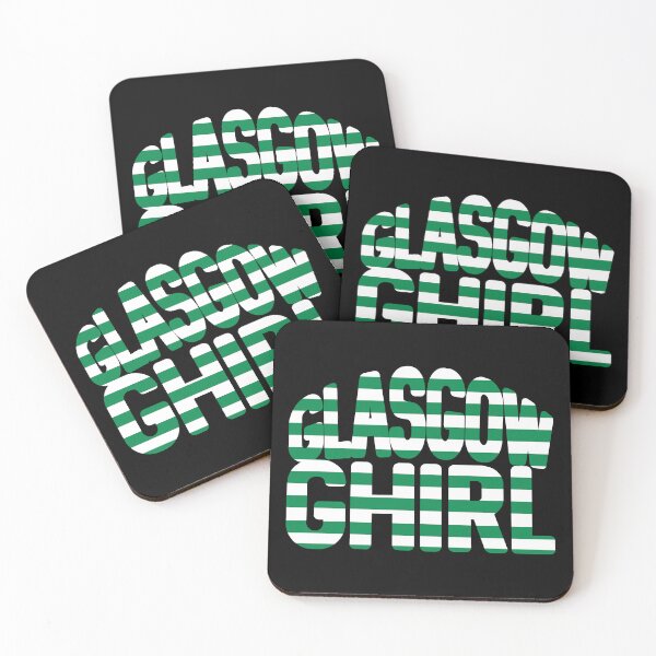 Item preview, GLASGOW GHIRL, Glasgow Celtic Football Club Green and White Hooped Text Design designed and sold by MacPean.