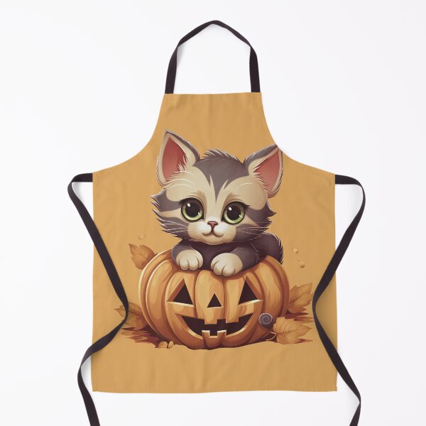 Item preview, Fluffy Cat On Pumpkin Hallowen designed and sold by Lil-Satu.