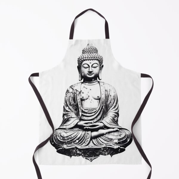 Item preview, Copy of Black White Buddha Statue, Digital Art, For Meditation designed and sold by MartynGrey.