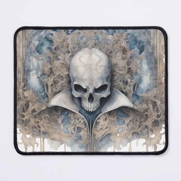 Item preview, Enthroned in Elegance: The Watercolor Skeleton King designed and sold by MystiWonders.