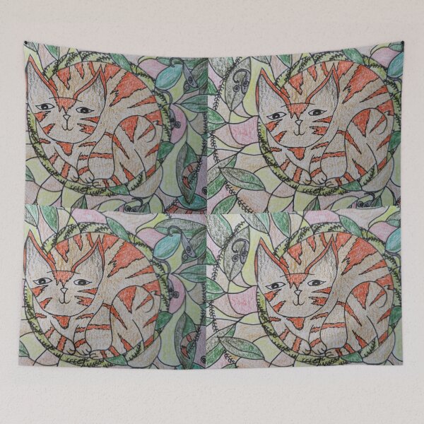 Item preview, Mandala 29: Cat and Mice designed and sold by SerenityBalance.