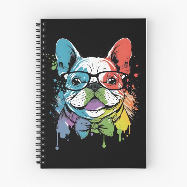 Item preview, Colorful Kawaii Bulldog Hipster designed and sold by Leonardo Palumbo.