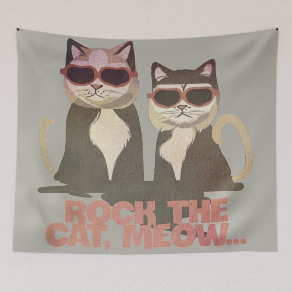 Item preview, ROCK THE CAT, MEOW designed and sold by inarausch2023.