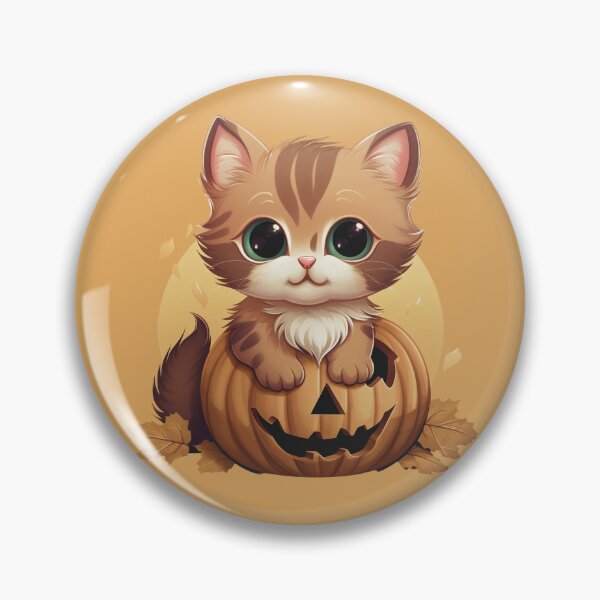 Item preview, Spooky Cat On Pumpkin Moon Hallowen designed and sold by Lil-Satu.
