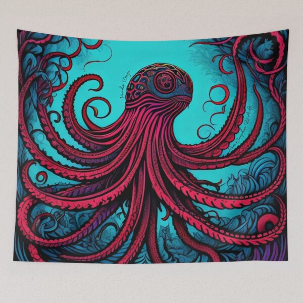 Item preview, Psychedelic octopus designed and sold by ParaGraphix.