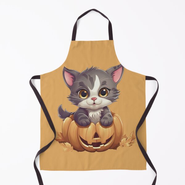 Item preview, Cute Cat On Pumpkin Hallowen designed and sold by Lil-Satu.