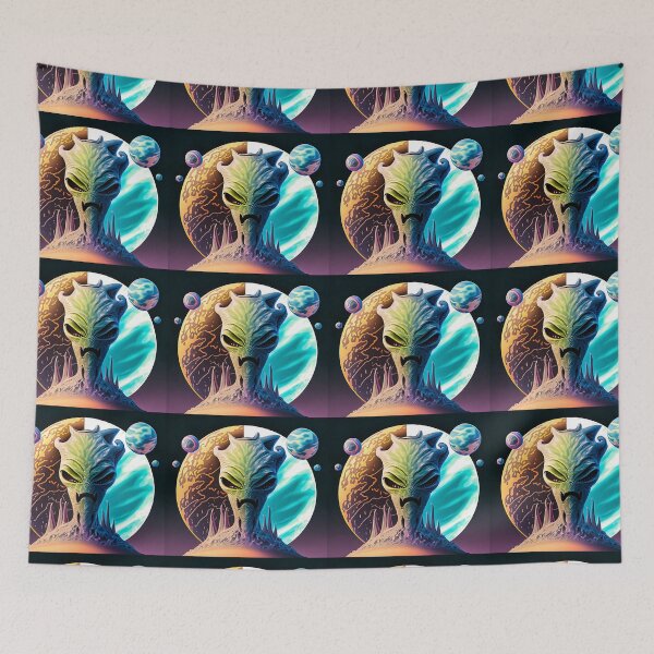 Item preview, Aliens world - Alien Land - Alien Civilization - Alien Creatures designed and sold by TheNatureTalent.