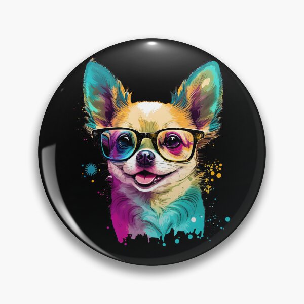 Item preview, Colorful Kawaii Chihuahua Hipster designed and sold by Leonardo Palumbo.