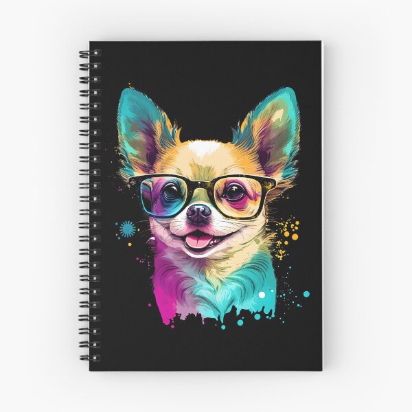 Item preview, Colorful Kawaii Chihuahua Hipster designed and sold by Leonardo Palumbo.