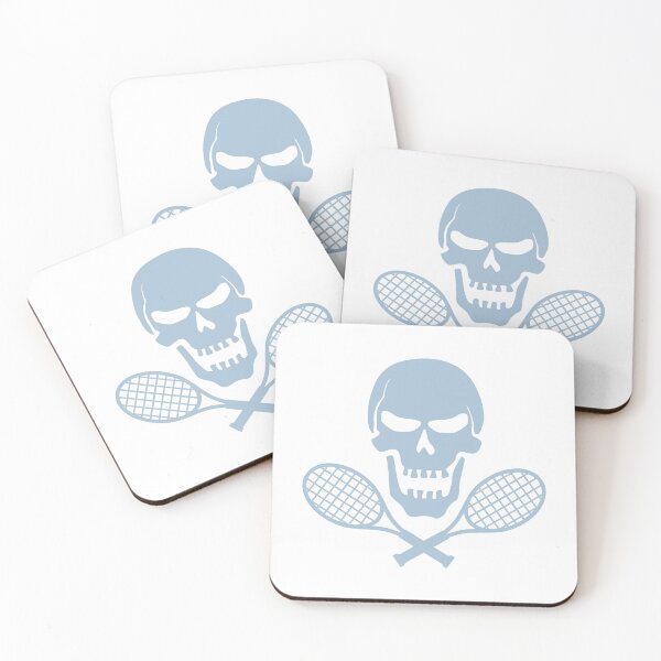 Item preview, Tennis Jolly Roger Blue designed and sold by PrairieGrouse.