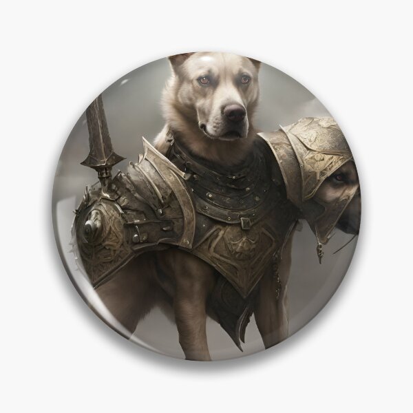 Item preview, warrior dog art designed and sold by extraorddesigns.