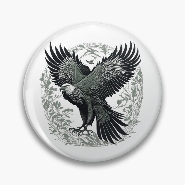 Item preview, The black eagle pattern designed and sold by Kodchaporn-P.