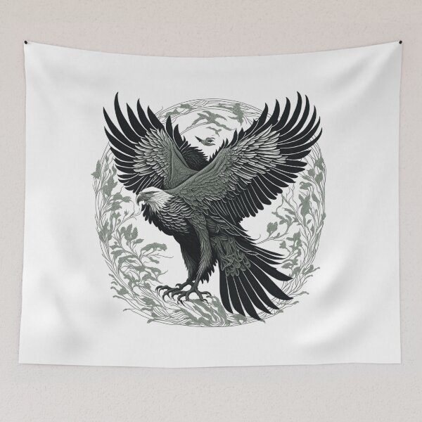 Item preview, The black eagle pattern designed and sold by Kodchaporn-P.