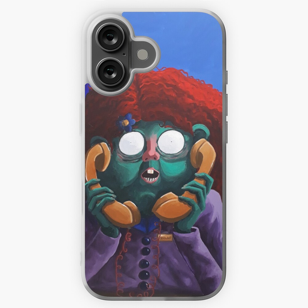 Aperçu de l'œuvre Coque souple iPhone créée et vendue par Modelaine.