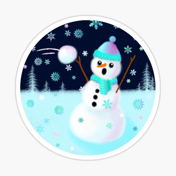 Item preview, Dodging during a snowball fight designed and sold by Azyrielle.
