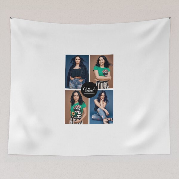 Item preview, Camila Mendes Squares (White Background) designed and sold by brenda-lee.