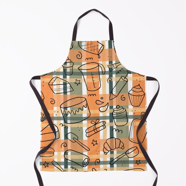 Item preview, Baking Items Plaid Seamless Pattern - Unique Abstract Design designed and sold by OrangeMG.