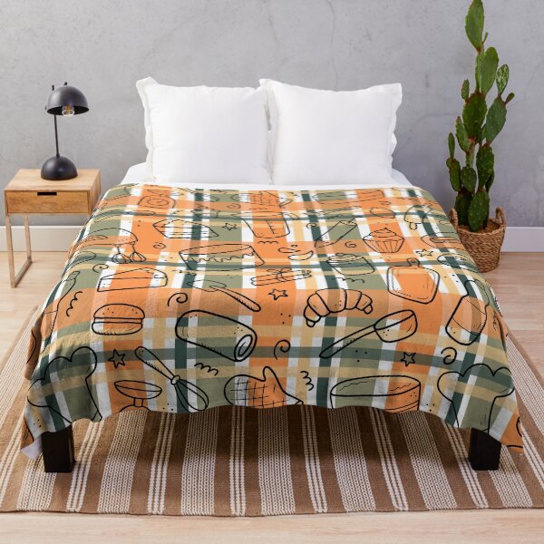 Item preview, Baking Items Plaid Seamless Pattern - Unique Abstract Design designed and sold by OrangeMG.