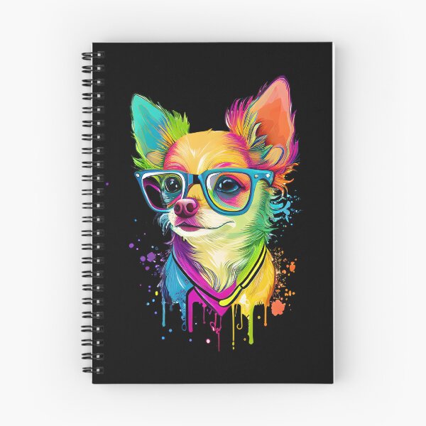 Item preview, Colorful Kawaii Chihuahua Hipster designed and sold by Leonardo Palumbo.