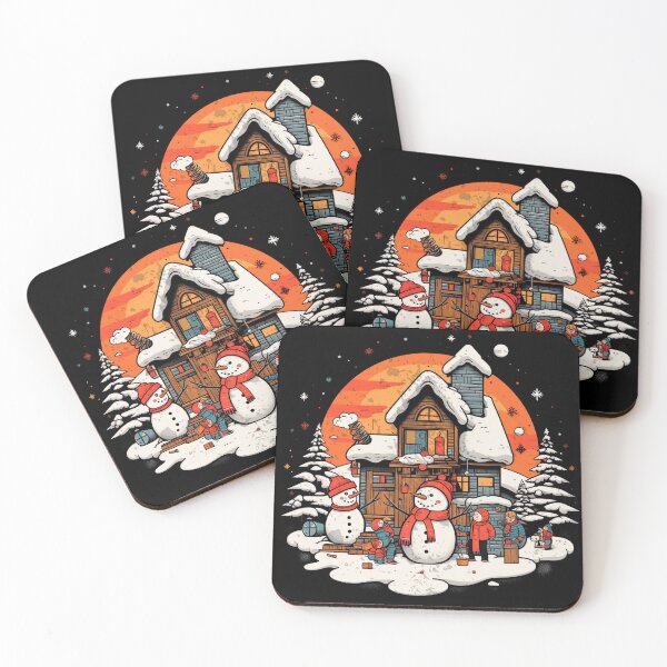 Item preview, Whimsical Christmas Snowman Wonderland designed and sold by Justin Haas.