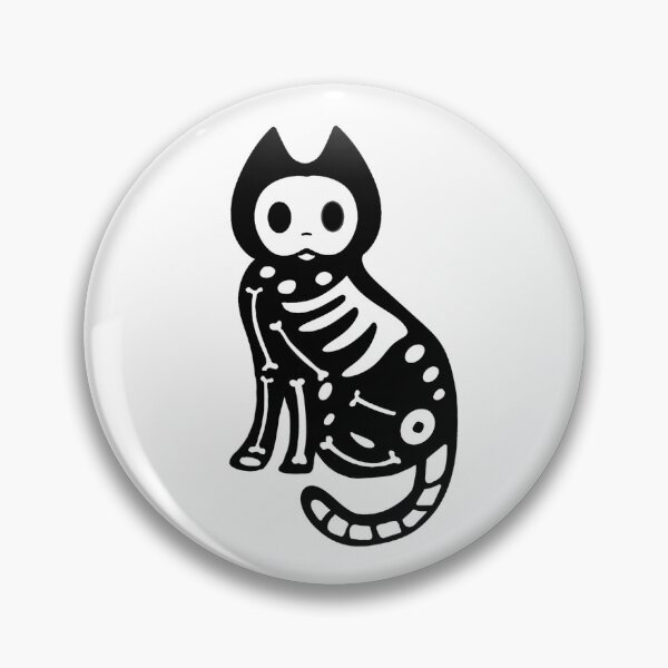 Item preview, Skeleton cat designed and sold by KaisPrints.