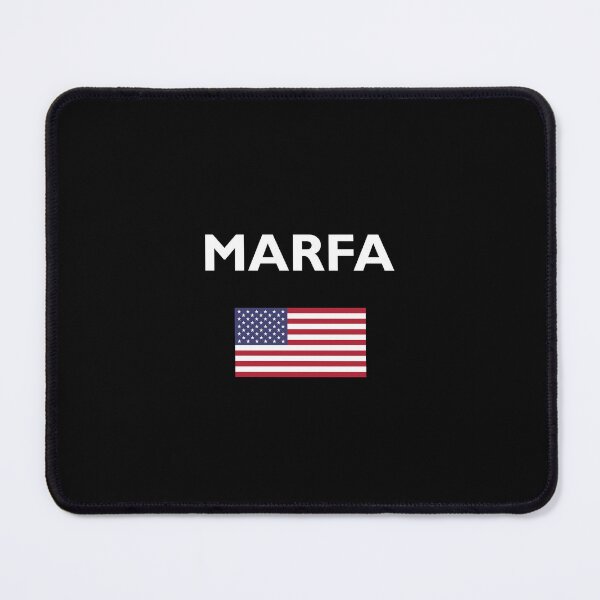 Item preview, Marfa Texas USA American Flag Dark Color designed and sold by TinyStarAmerica.