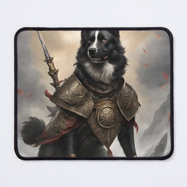 Item preview, warrior dog art designed and sold by extraorddesigns.