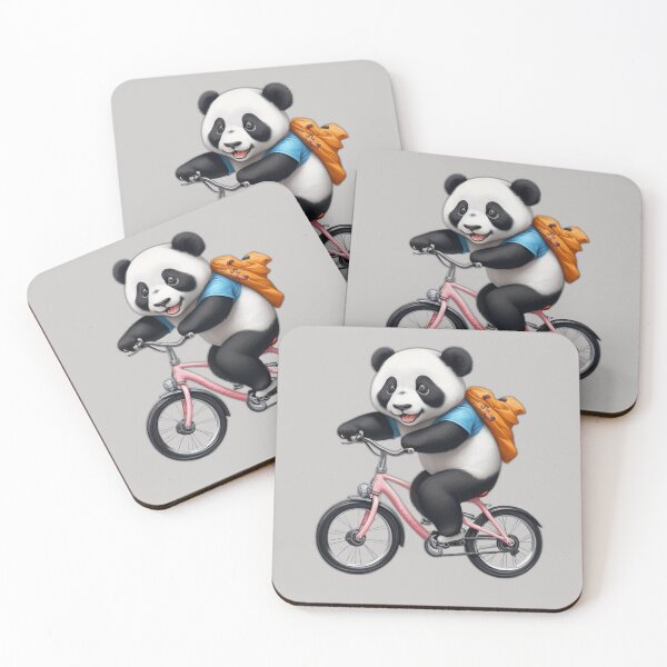 Item preview, Panda Riding A Bike | Sporty Animals designed and sold by TheArtAlchemy.
