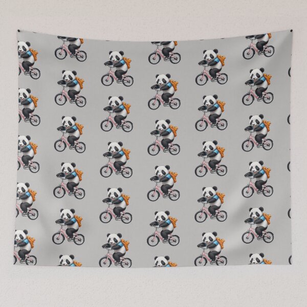 Item preview, Panda Riding A Bike | Sporty Animals designed and sold by TheArtAlchemy.