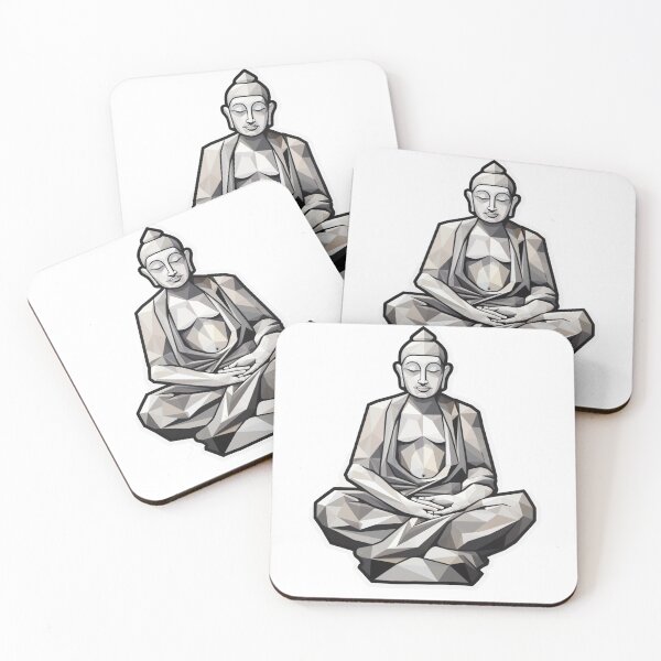 Item preview, Buddha Black White, Buddhist decor for your space designed and sold by MartynGrey.