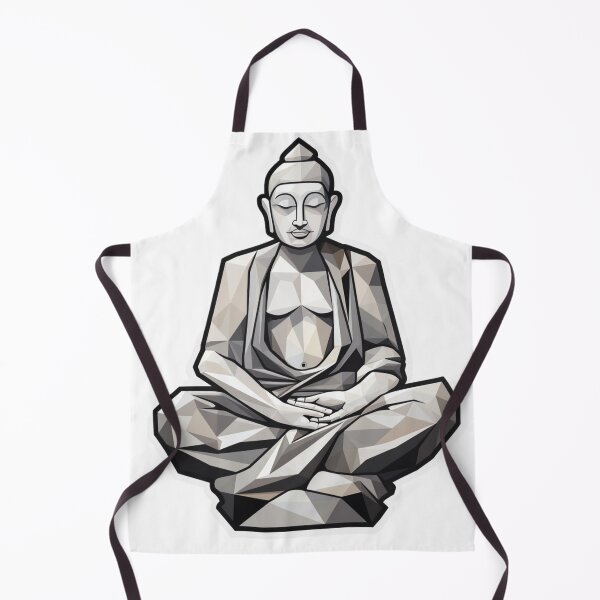 Item preview, Buddha Black White, Buddhist decor for your space designed and sold by MartynGrey.