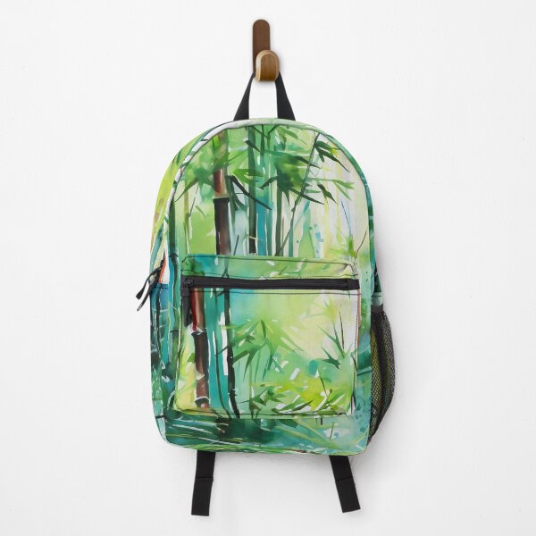 Item preview, Abstract Bamboo Beauty: Fluid Watercolor in Japan's Traditional Style designed and sold by aricutcia.