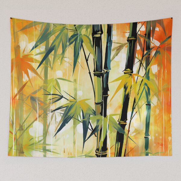 Item preview, Bamboo Abstraction: Fluid Watercolor Inspired by Traditional Japanese Art designed and sold by aricutcia.