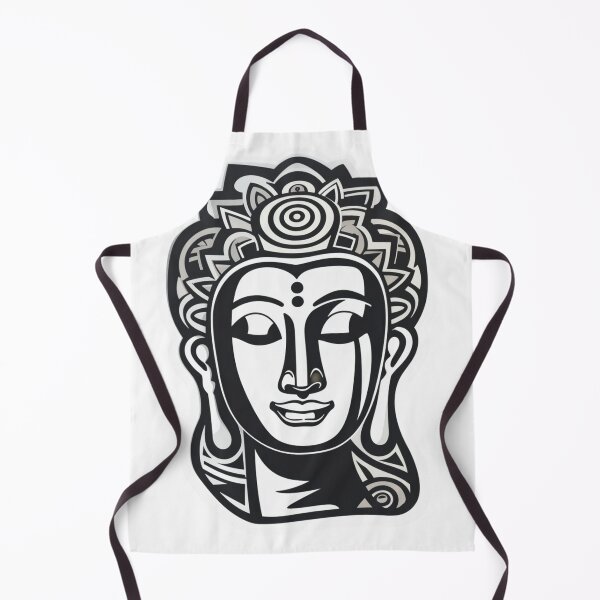 Item preview, Buddha Black White , Buddhist symbol , decor for your space designed and sold by MartynGrey.
