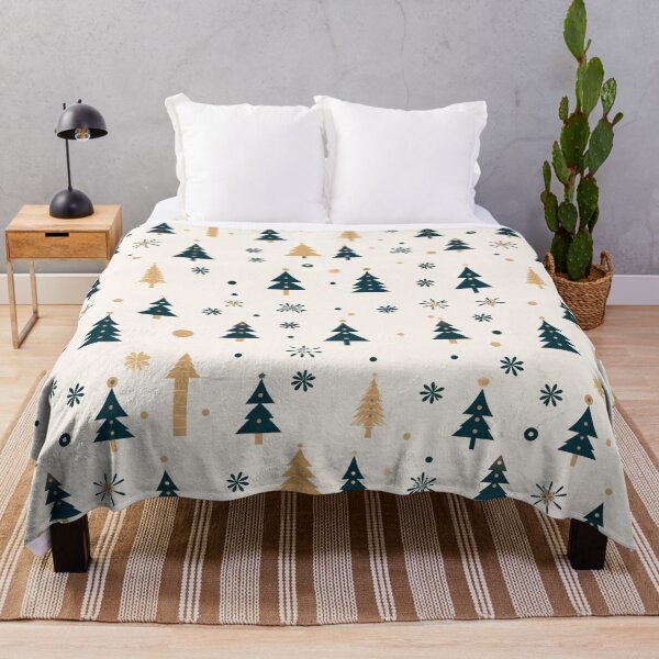 Item preview, Seamless pattern with Christmas trees and snowflakes. designed and sold by Aonsnoopy.