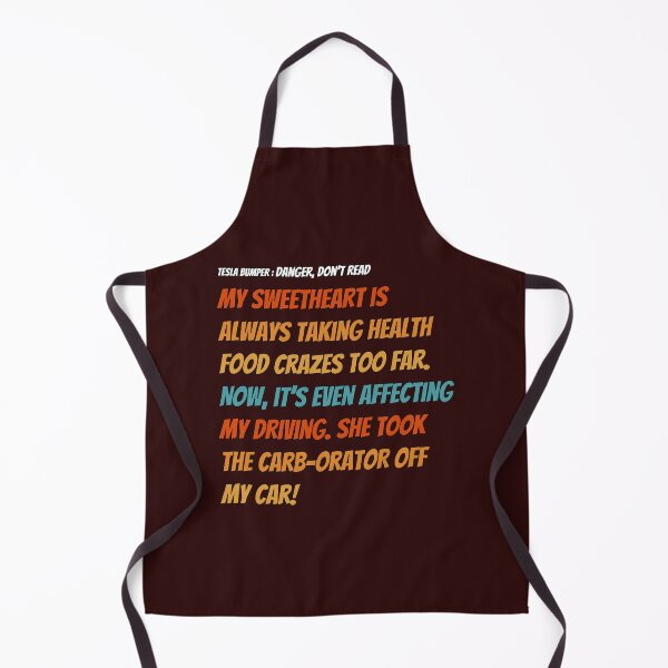 Item preview, Food Tesla Bumper designed and sold by VernaAbernathy.