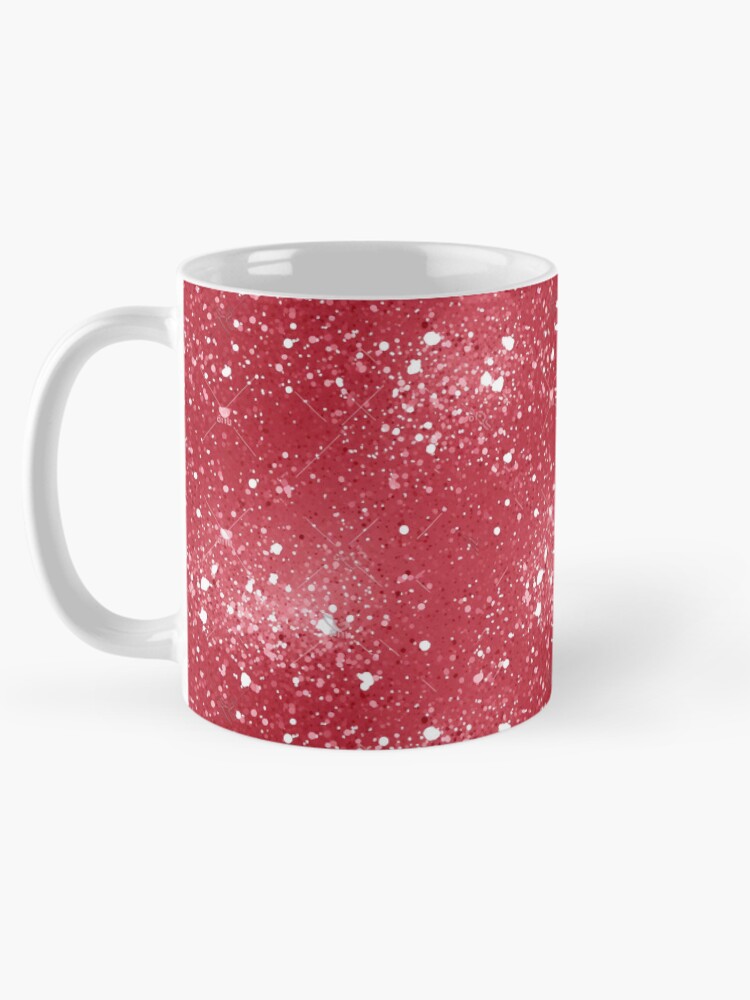 Thumbnail 5 of 6, Coffee Mug, Christmas red pattern designed and sold by Riverside-Moon.