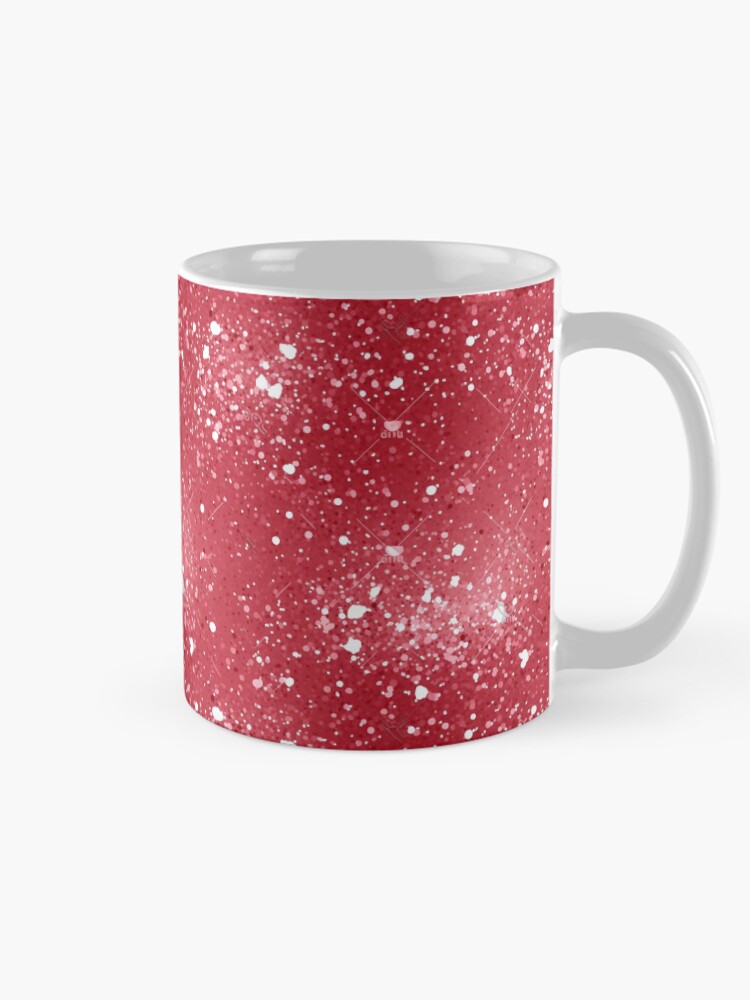 Thumbnail 3 of 6, Coffee Mug, Christmas red pattern designed and sold by Riverside-Moon.