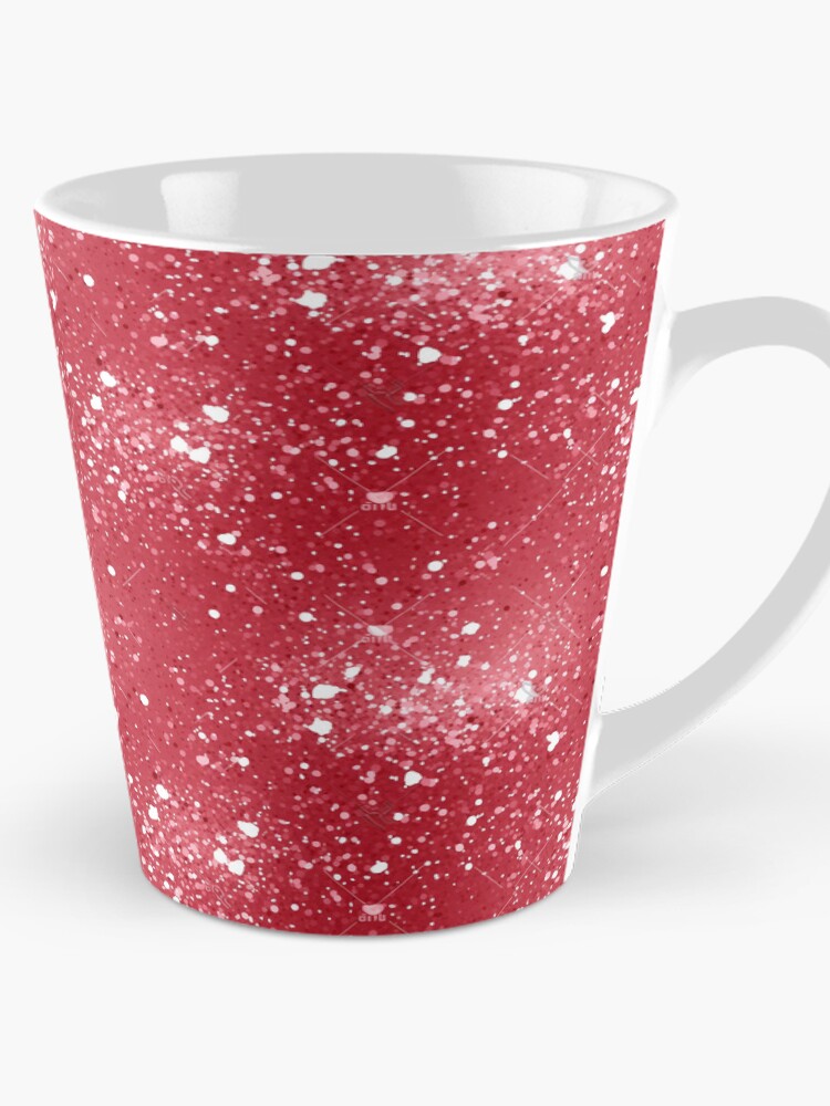Thumbnail 1 of 4, Coffee Mug, Christmas red pattern designed and sold by Riverside-Moon.