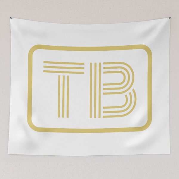 Item preview, TB Initials Gold Geometric Letters designed and sold by Jeallan Designs.