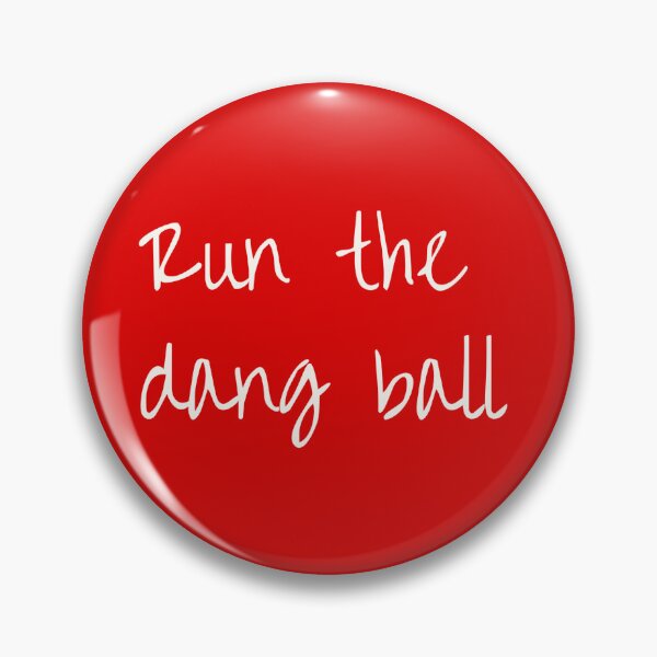 Item preview, Run the Ball Game Day Pin designed and sold by evansemily.