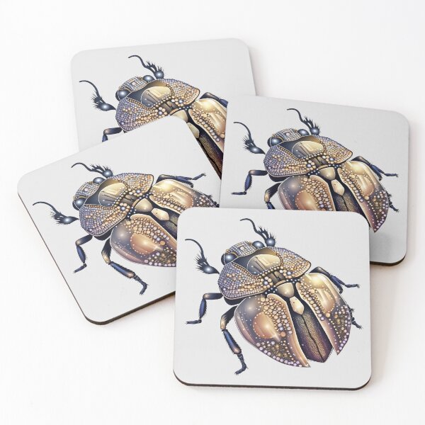 Item preview, Vibrant Beetle Insect designed and sold by TiloaiCreations.