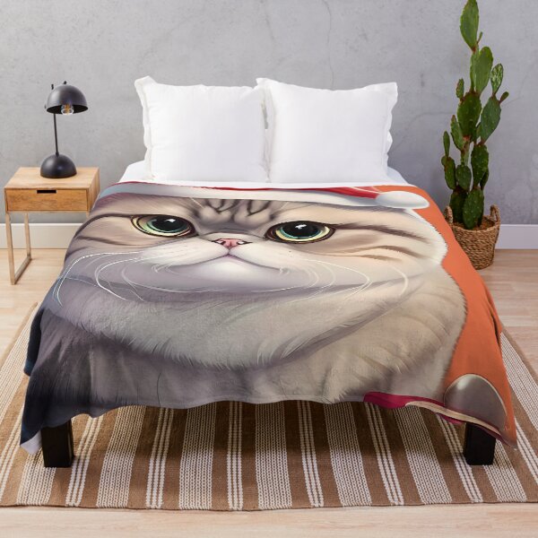 Item preview, Exotic Shorthair Kitten's Christmas Wish designed and sold by purrfect pattern.