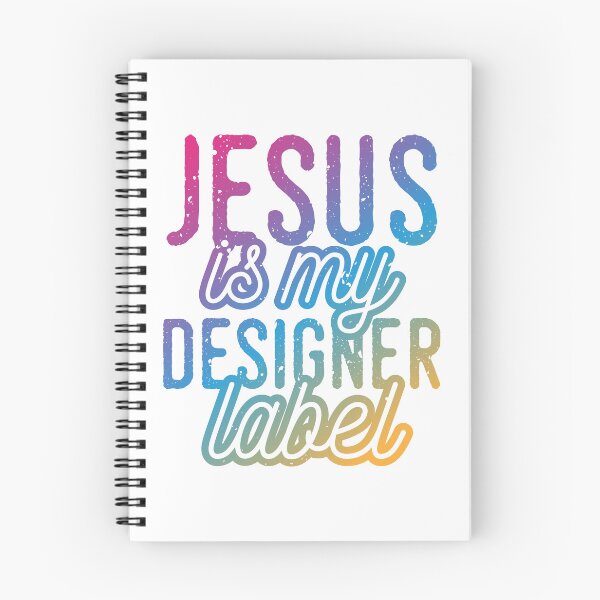 Item preview, Jesus is my Designer Colorful Label Christian Design designed and sold by Angela Cini.
