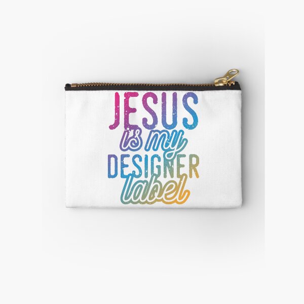 Item preview, Jesus is my Designer Colorful Label Christian Design designed and sold by Angela Cini.