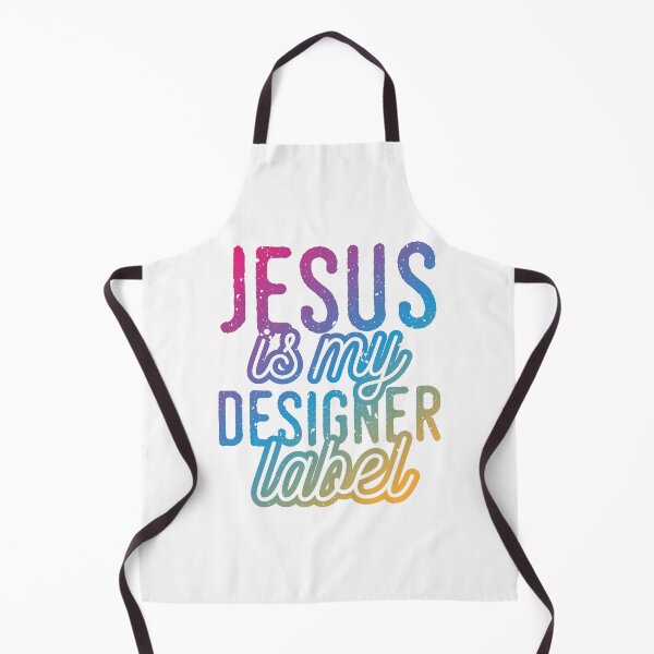 Item preview, Jesus is my Designer Colorful Label Christian Design designed and sold by Angela Cini.